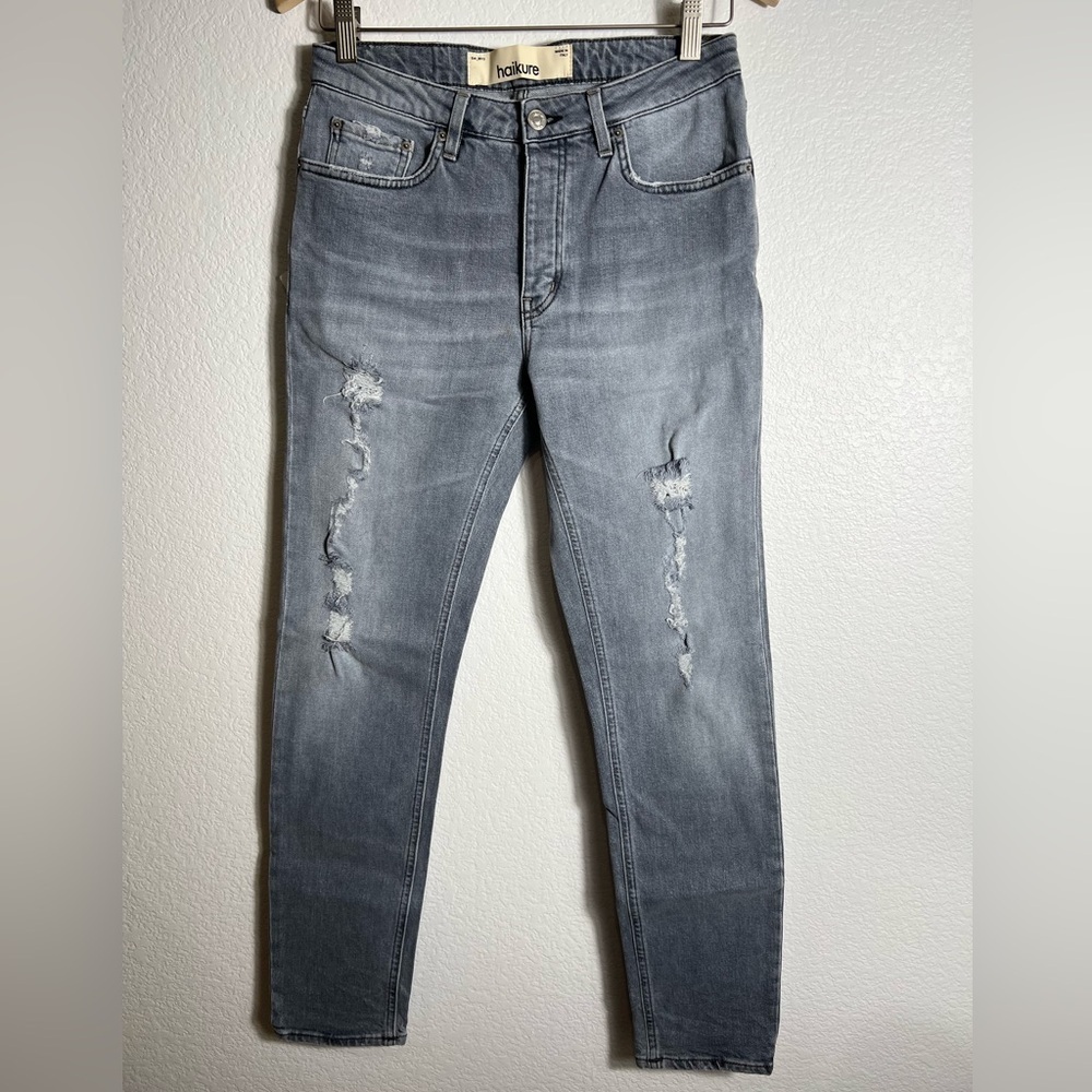 NWT Haikure Cleveland crop comfort jeans 29 made in Italy straight leg